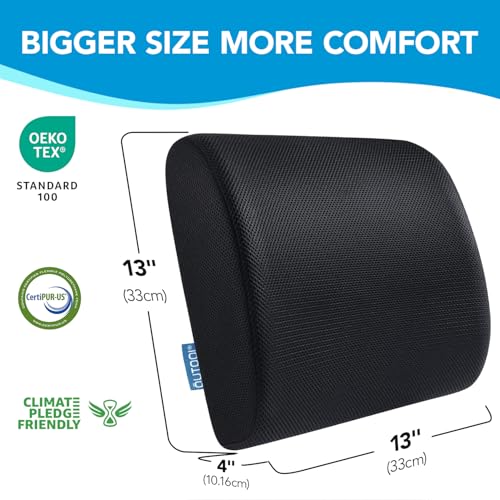 Lumbar Support Pillow for Office Chair - Back Pain Relief & Comfort