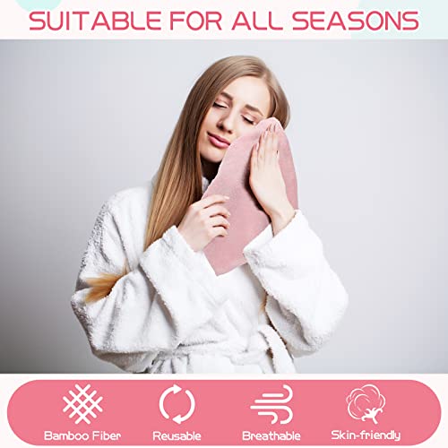 Newwiee 40 Pcs Multicolor Cotton Face Wash Cloths 10x10 Inch - Soft Reusable Facial Towels