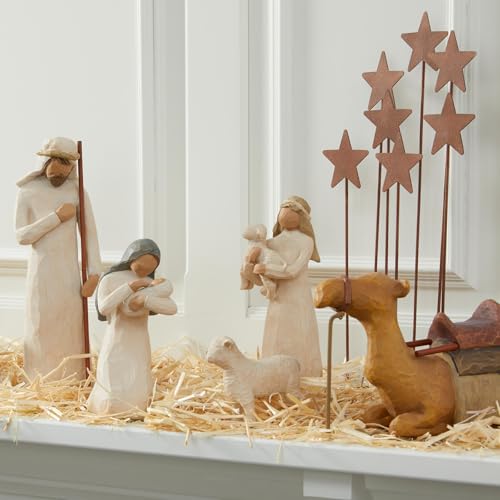 Natural Decorative Nativity Straw - 4 oz Golden Barley Straw Fill