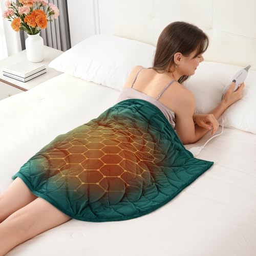 Weighted Heating Blanket 7 lbs - Extra Large Heated Pad 26" x 35"