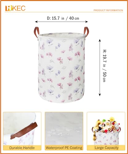 Waterproof Foldable Laundry Basket - 19.7-Inch Collapsible Hamper