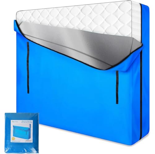 Mattress Storage Bag with Zipper and 8 Carrying Handles - King Size