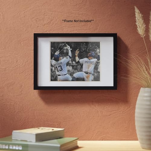 Autographed Manny Machado & Fernando Tatis Jr Photo Wall Art - Official Sports Memorabilia