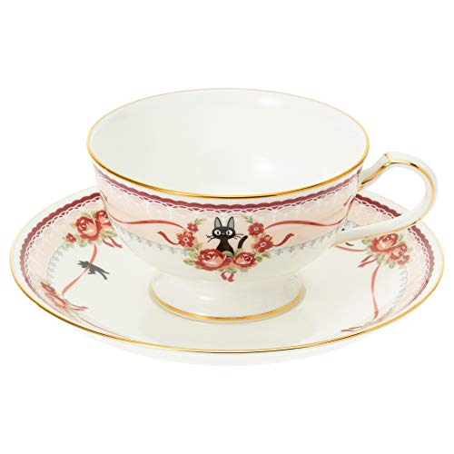 Noritake Majo Kiki's Delivery Service Pink Tea Coffee Cup & Saucer Set MJ97221/H-612L