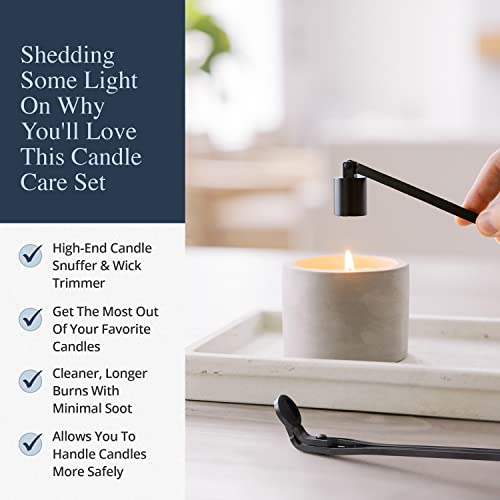 Candle Wick Trimmer and Snuffer Set - 6 Colors Available