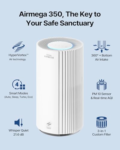 Large Room Air Purifier for Whole Home up to 2640 Sq Ft with HEPA Filter