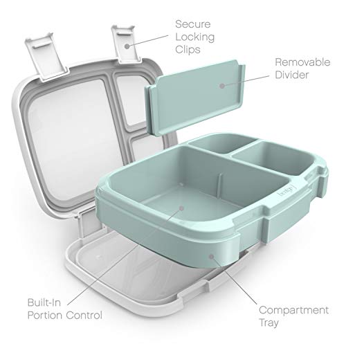 Bentgo Fresh 3-Pack Meal Prep Lunch Box Set - Reusable 3-Compartment Containers for Meal Prepping, Healthy Eating On-the-Go, and Balanced Portion-Control - BPA-Free, Microwave & Dishwasher Safe