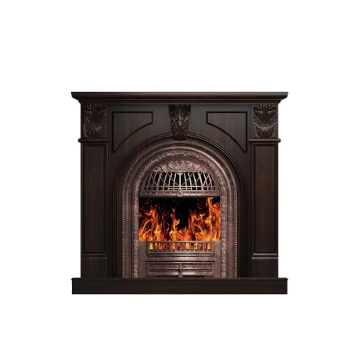 BLANKSPACE 48" Birdcage Electric Fireplace TV Stand with Mantel |