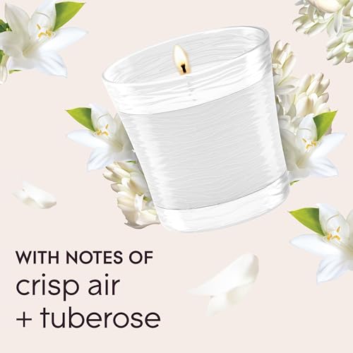 Clean Linen Scented Candle Jar with Essential Oils - 4.08 oz (2 Pack)