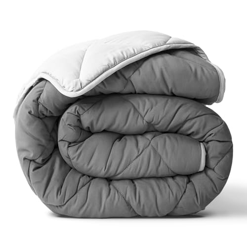 Reversible Twin/Twin XL Down Alternative Comforter & Duvet Insert - Gray