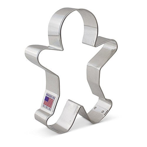 Ann Clark Extra Large Gingerbread Man Cookie Cutter 5-1/4 Inches - Made in USA