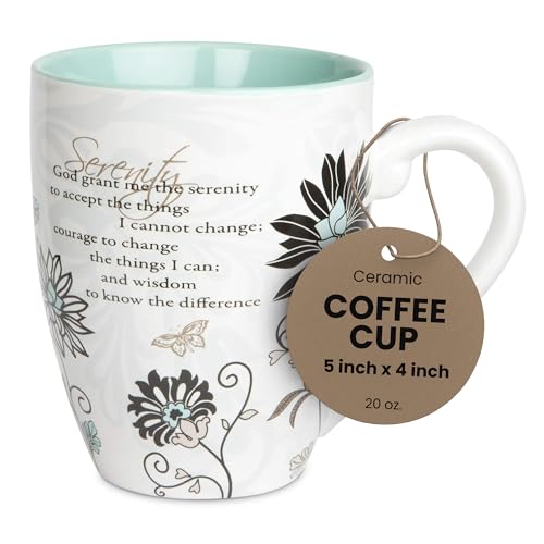 Pavilion Gift Mark My Words Serenity Mug 20oz - Inspirational Coffee Cup
