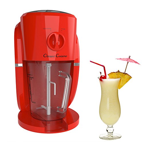Frozen Drink Maker with Ice Shaver & Crusher - Perfect for Margaritas & Slushies