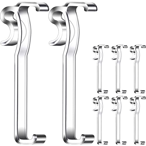 3.25 Inch Clear Valance Clips for Horizontal Blinds - 6 Pack
