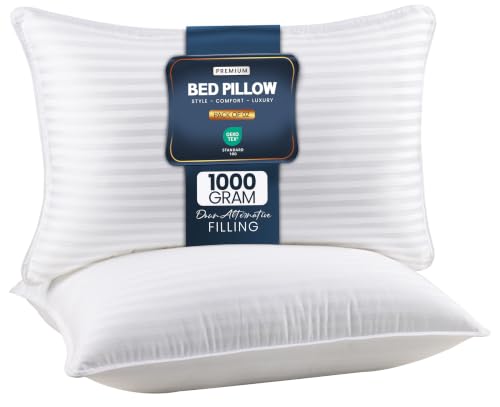 Utopia Bedding Queen Bed Pillows Set of 2 - Down Alternative Hotel Quality