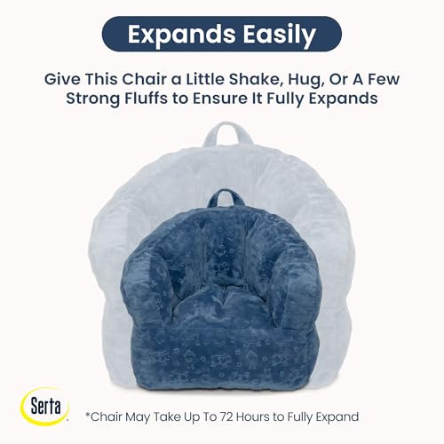 Plush Barrel Toddler Chair - Soft Foam Kids Seat for Reading and Playroom
