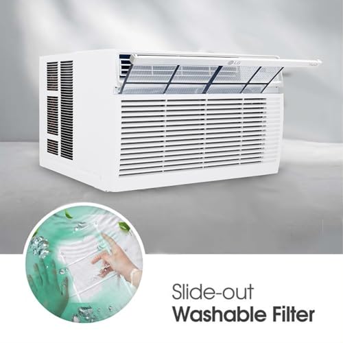 LG 8,000 BTU Window Air Conditioner with Remote Control for 350 Sq. Ft.