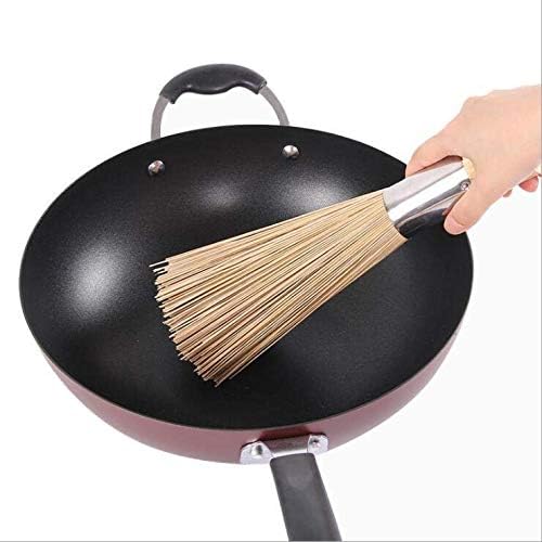 2 Pack Cleaning Whisk Traditional Natural Bamboo Wok Brushes Dishwashing Kitchen Tools Traditional Natural Bamboo Cleaning Brushes