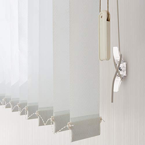 12 Sets Clear Blind Cord Cleats with Screws for Window Safety