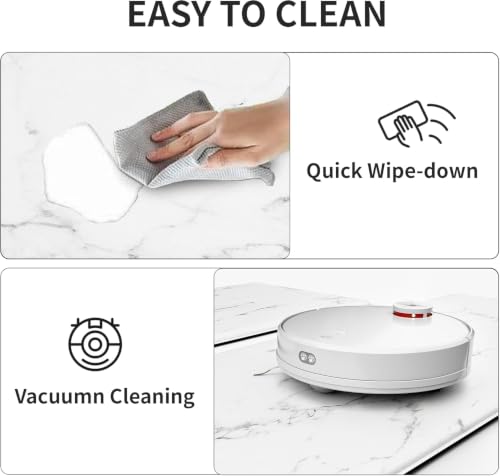 Marble Kitchen Anti-Fatigue Mat, Cushioned Waterproof Standing Desk Rug
