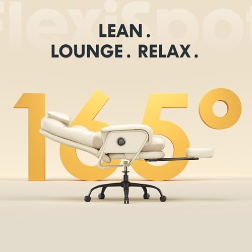 Adjustable Reclining Chaise Lounge Chair with Footrest and Lumbar Support