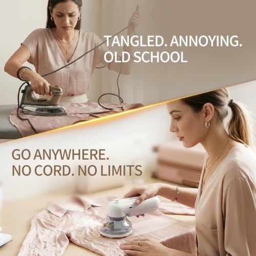 Portable Cordless Mini Iron – USB Rechargeable Travel Steam Iron