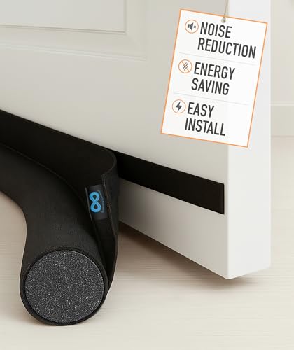 Door Draft Stopper for Bottom of Door - 36 Inch Soundproof Seal Strip