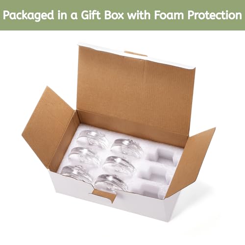Glass Fermentation Weights 9-Pack with Easy Grip Handles for Wide Mouth Jars