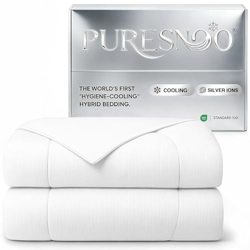 King Silver Infused Cooling Comforter - Lightweight & Breathable