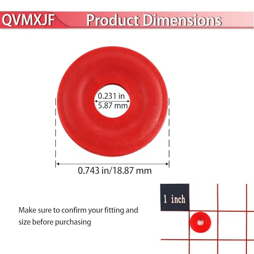 Nylon CO2 Regulator Washers for CGA-320 Fittings, 15 Pack - 3/4 inch OD