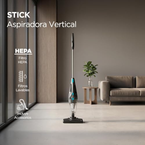 Eureka Blaze 3-in-1 Swivel Stick & Handheld Vacuum Cleaner Blue