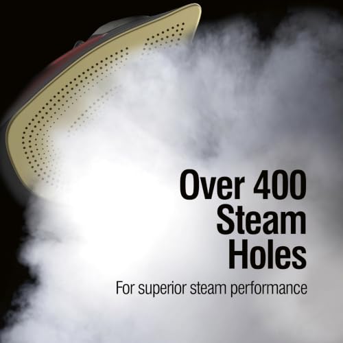 Professional Steam Iron for Clothes, Titanium Ceramic Soleplate, 1700W