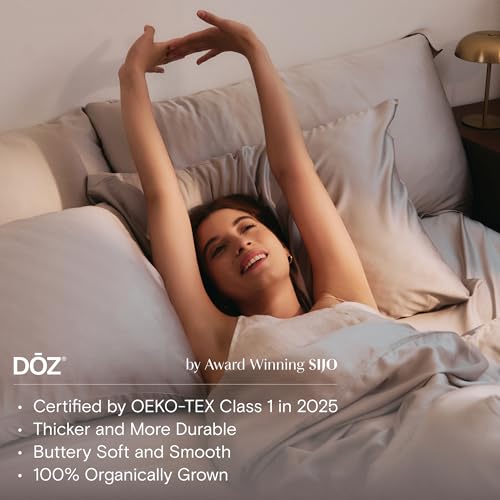 Cooling Bamboo Viscose Duvet Cover Set - Soft 3-Piece King/Cal King Bedding