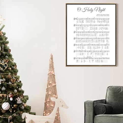 O Holy Night Christmas Wall Art Print 11x14 – JarThenaAMCS Unframed Minimalist Hall Decor