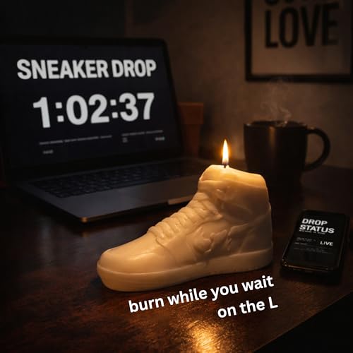 Sneaker Candle Gift Box - Hypebeast Room Decor for Sneakerheads & Teen Boys