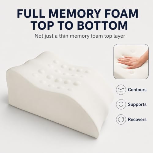 Memory Foam Leg Elevation Pillow for Post-Surgery Recovery