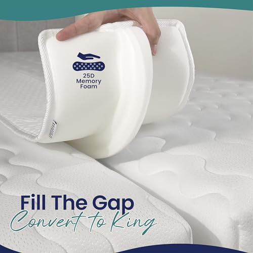 Split King Bed Bridge & Mattress Connector - Twin XL to King Gap Filler