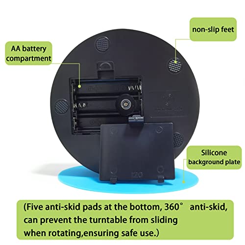 360-Degree Motorized Rotating Display Stand for Tumblers, 4.72-Inch
