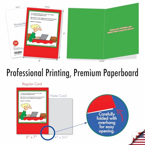 More Successful Christmas Funny Greeting Cards Boxed Set of 12 - Holiday Humor