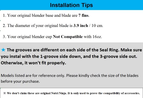 3.94-inch Replacement Blender Gaskets - Food Grade Rubber Seal Ring, 5 Pack