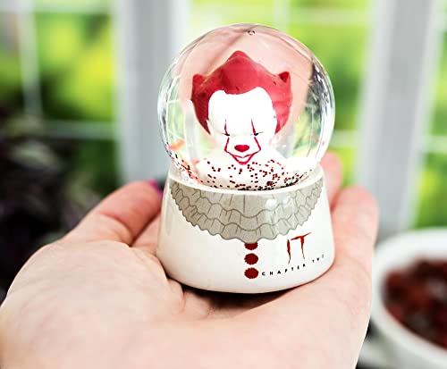 Pennywise Mini Snow Globe 3-Inch Horror Movie Collectible with Glitter