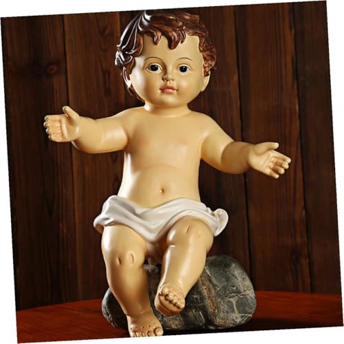 2.4-Inch Baby Jesus Nativity Figurine for Manger Scene and Easter Decor