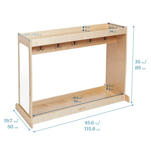 Kids Dress-Up Island Wardrobe with Mirrors and Storage