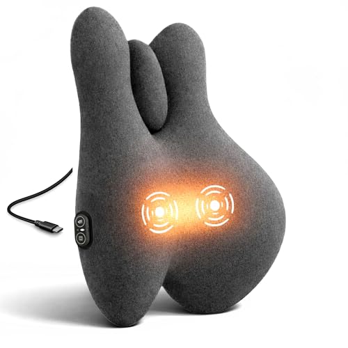 Ergonomic Lumbar Support Pillow with Heat & Vibration Massage