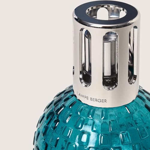 Lacquered Glass Catalytic Lamp Gift Set with Ocean Breeze Fragrance