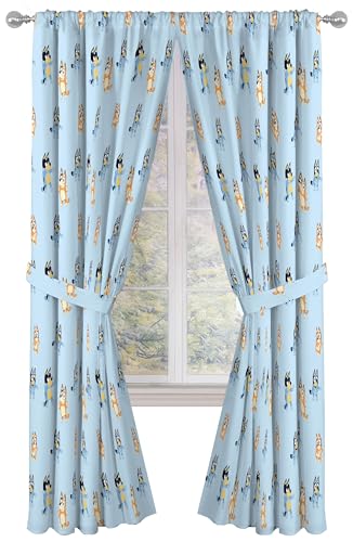 Bluey Blackout Curtains for Kids Bedroom - 42" x 84" Set of 2