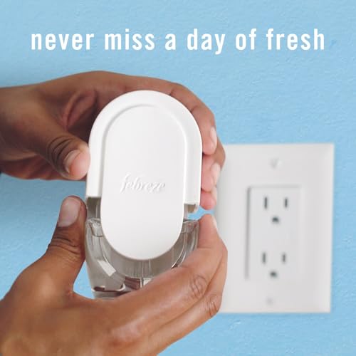 Plug-In Scented Oil Air Freshener Refills, Juicy Summer Peaches - 4 Pack