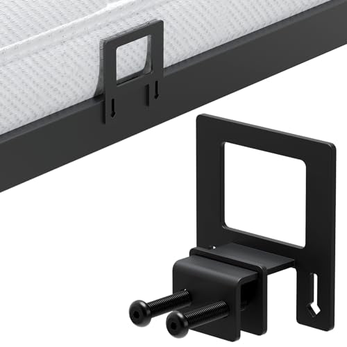 Non-Slip Mattress Grippers for Metal Bed Frames - 6 Pack Anti-Slide Brackets