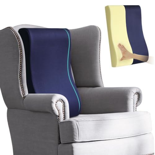 2-in-1 Neck and Lumbar Support Pillow for Recliners and Gliders