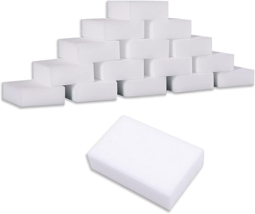Magic Sponges | 50 Pack Melamine Cleaning Erasers - Multi-Functional Foam Pads for Home & Kitchen